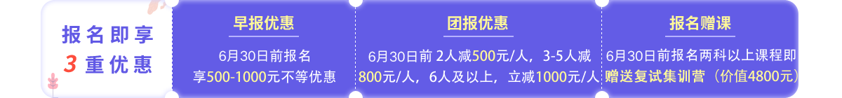 考研报名优惠